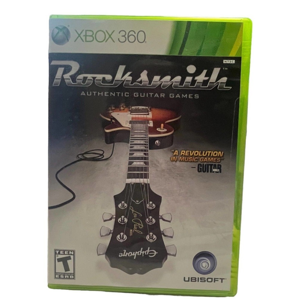 XBOX‎ 360 Rocksmith Authentic Guitar Games 2011 TESTED Pamplet Game Only
